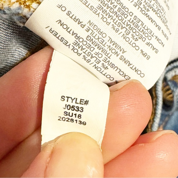 Madewell | Cali Demi-Boot Jeans in Bronson Wash: Button-Front Edition J0533 Sz27 - Picture 12 of 12